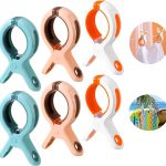 Pack of 6 Towel Clips for Beach Loungers, Beach Towel Clips,