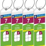 Royal Caribbean and Celebrity Cruise Luggage Tag Holders [4 Pack]