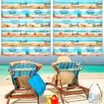 Tessco 12 Pack Towel Band for Beach Chairs Pool Chairs & Cruise Ship