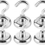 Magnetic Hooks Strong - Diameter 32mm Heavy Duty Neodymium Hanging Magnetic Hook
