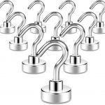 Neosmuk Magnetic Hooks for Cruise Cabins, 22lb+ Heavy Duty Strong Metal Magnets