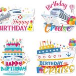 Birthday Cruise Door Magnets Decorations